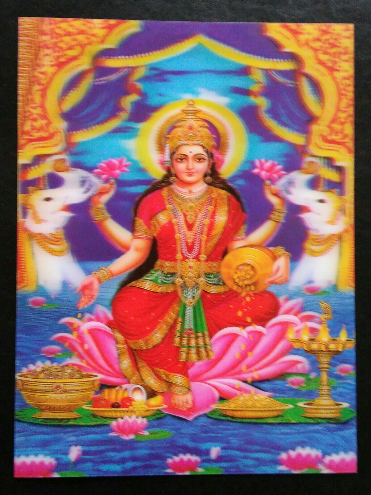 Lakshmi and Ganesh 3D prints wholesale lot of 4 pieces