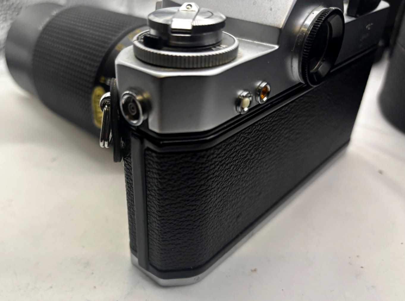 Rare MINT NIKON Nikkormat EL 35mm SLR w/ NAI follower + 75-150mm f3.5