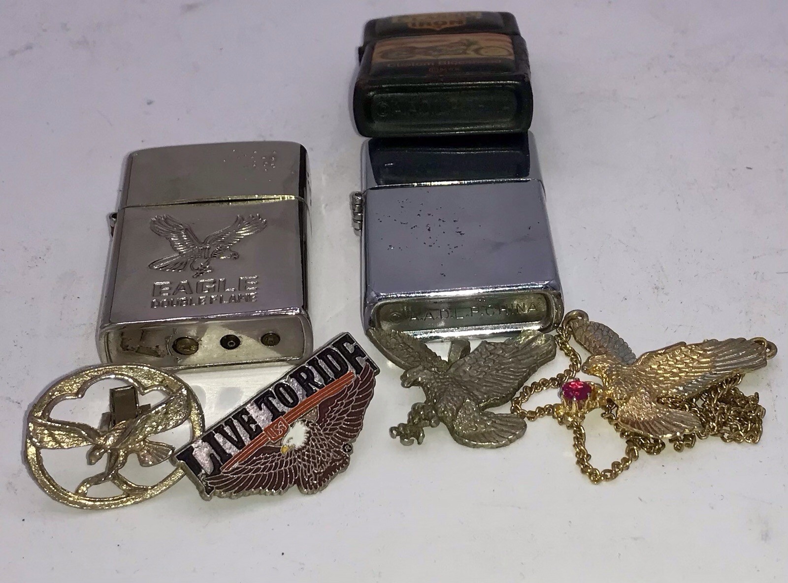 Vintage Lot Of Eagle Items