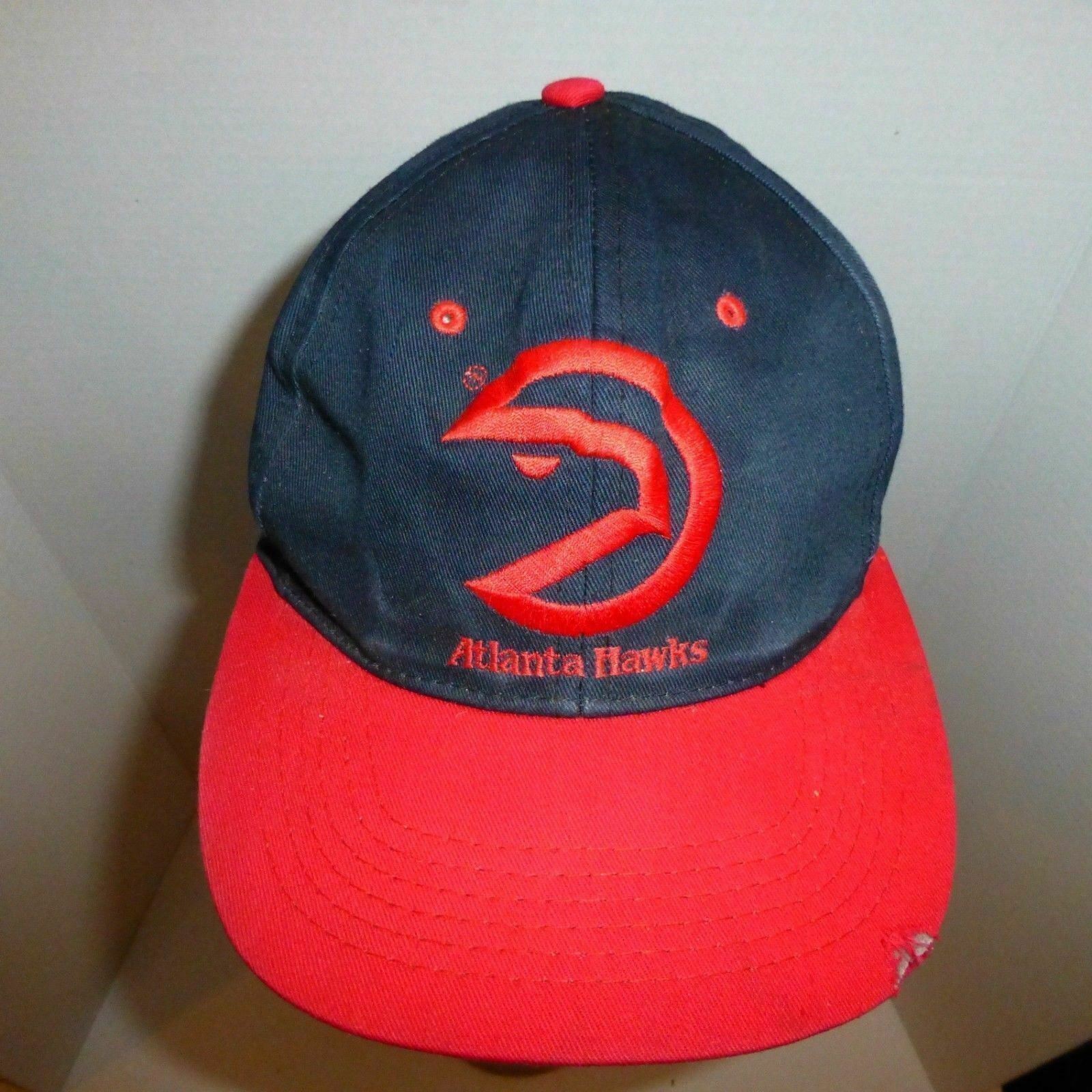 VINTAGE 1990s Atlanta Hawks NBA Basketball Hat – Distressed – Youth Snapback Cap