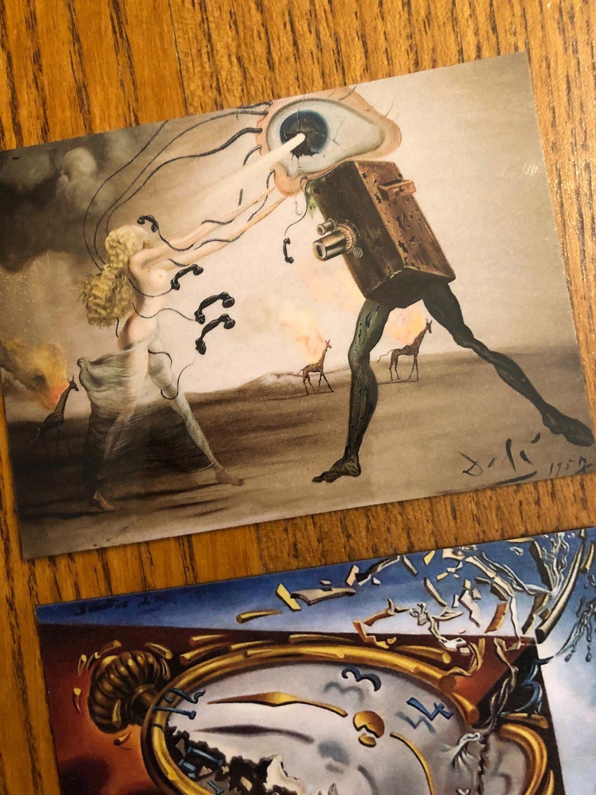 Salvador Dali fridge magnets Surreal modern art fantasy worlds Spanish master