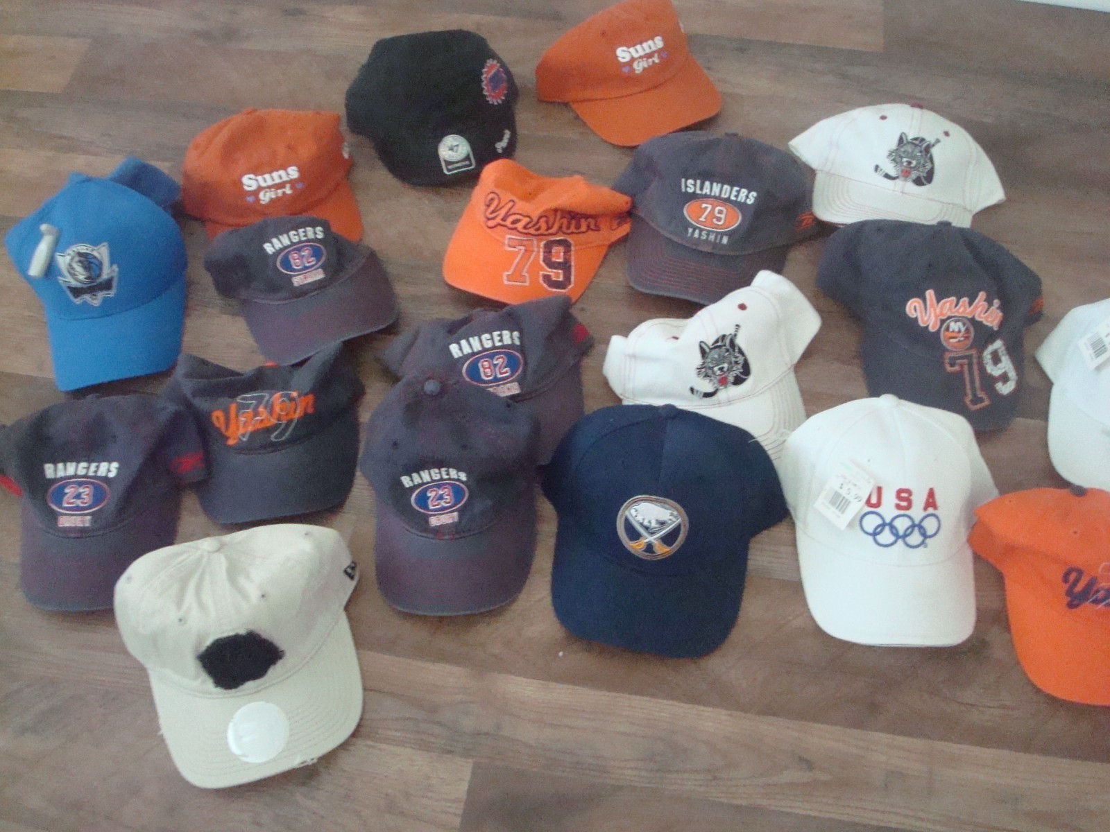 20 NHL NBA OLYMPIC RARE SPORTS STRAPBACK 90S WHOLESALE LOT HATS VINTAGE HAT CAP