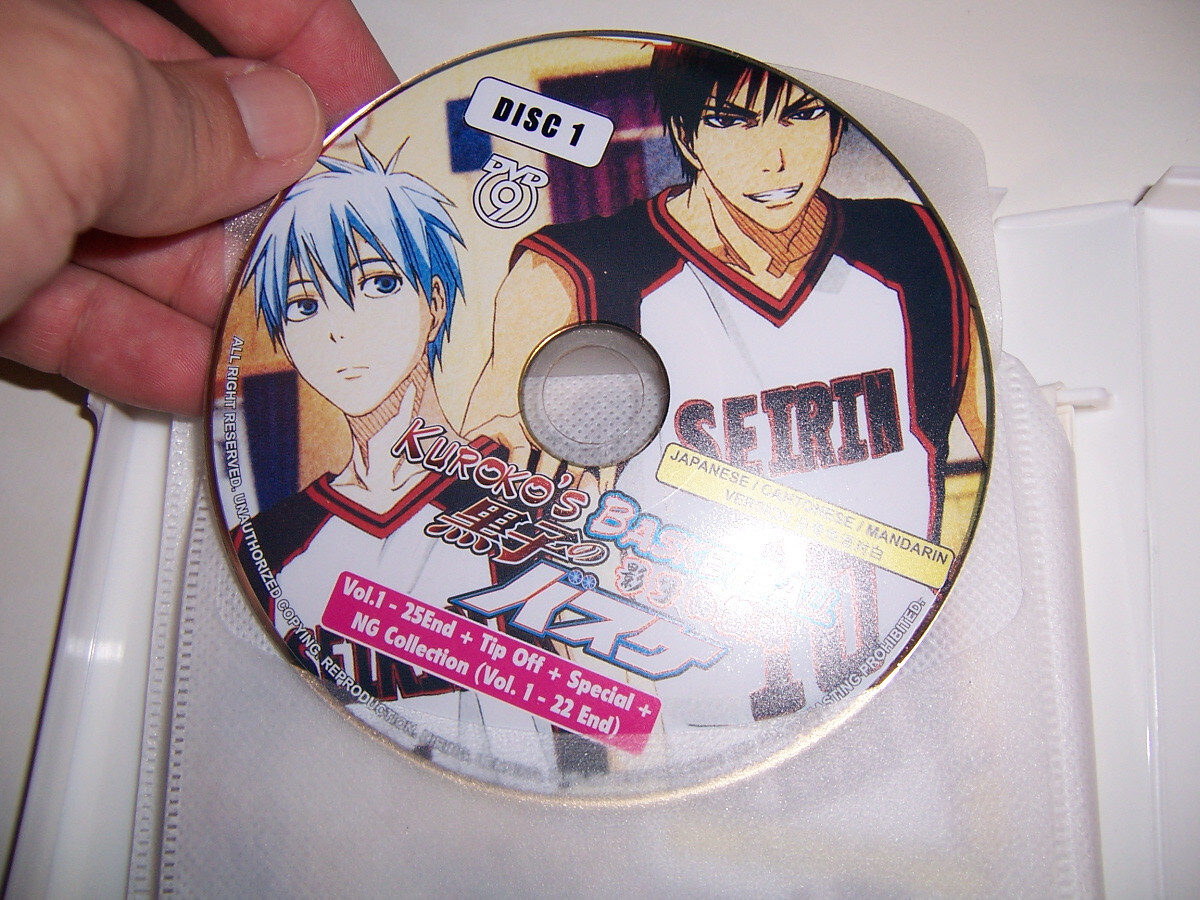 Kuroko’s Basketball DVD Set Season 1 + 2 Tip Off Special NG Collection US Seller