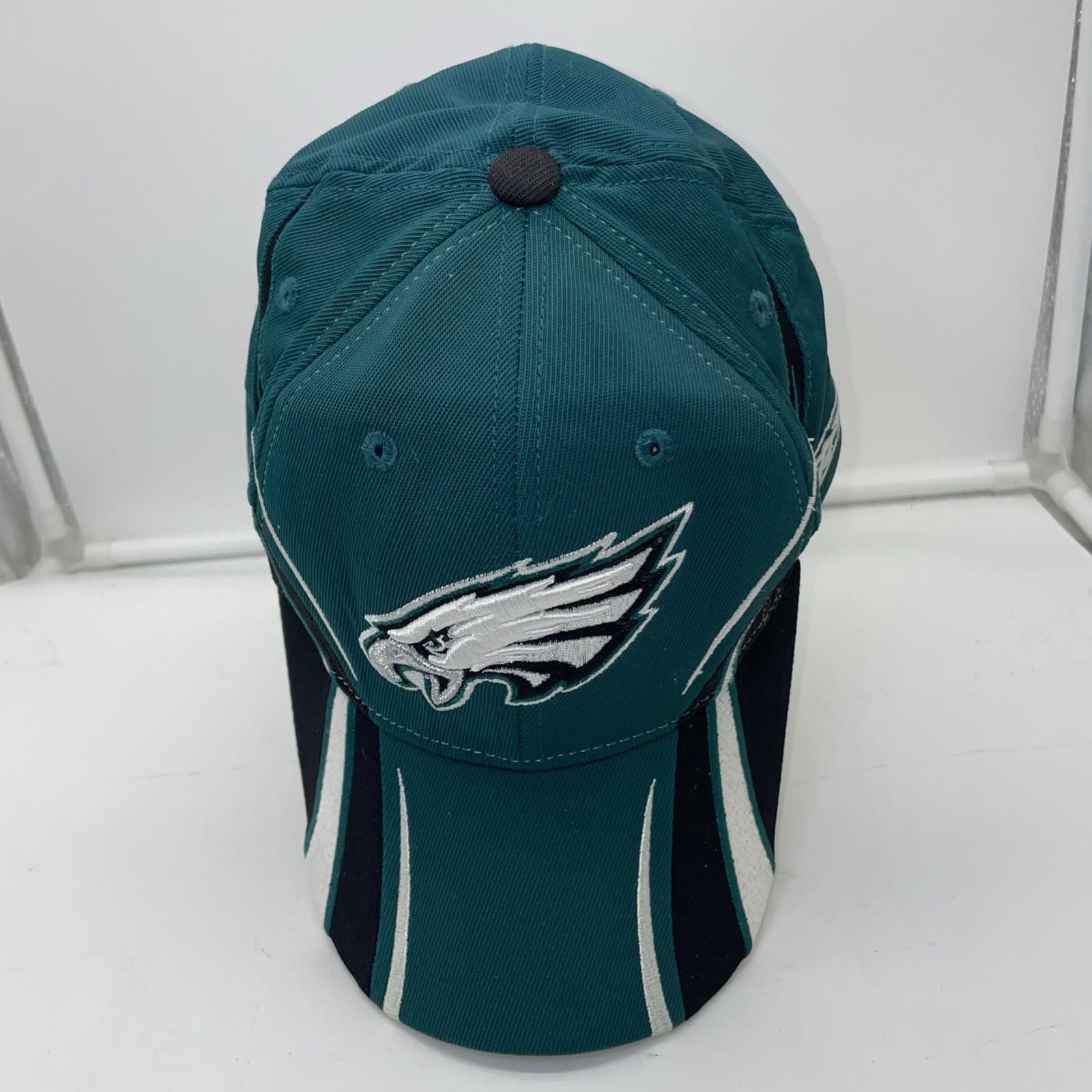 Philadelphia Eagles Hat Cap Fitted One Size Green Black NFL Football Reebok Mens