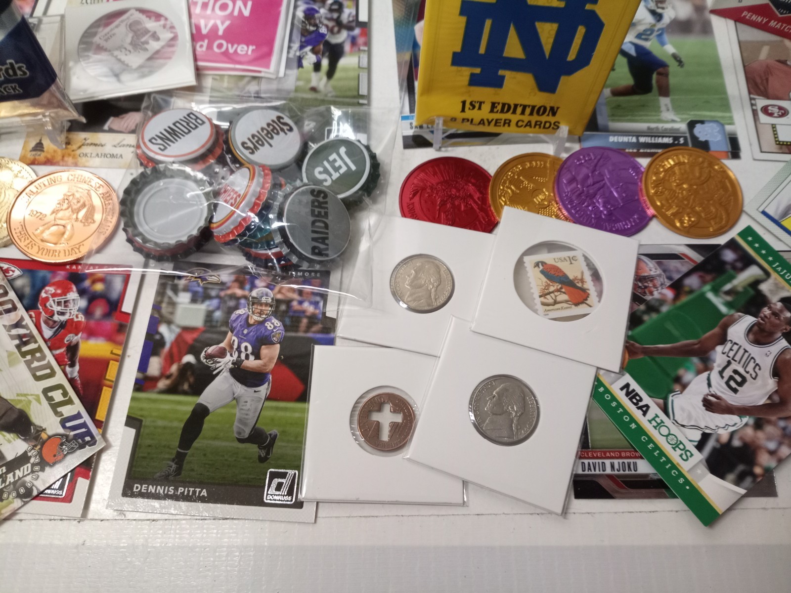 Large Junk Drawer Lot Mixed Collectibles, Coins, Cards & Misc Collectibles, #JD