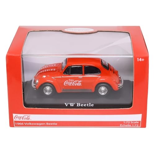 Motor City Classics 1:72 1966 Coca-Cola Diecast Vehicle Model Red