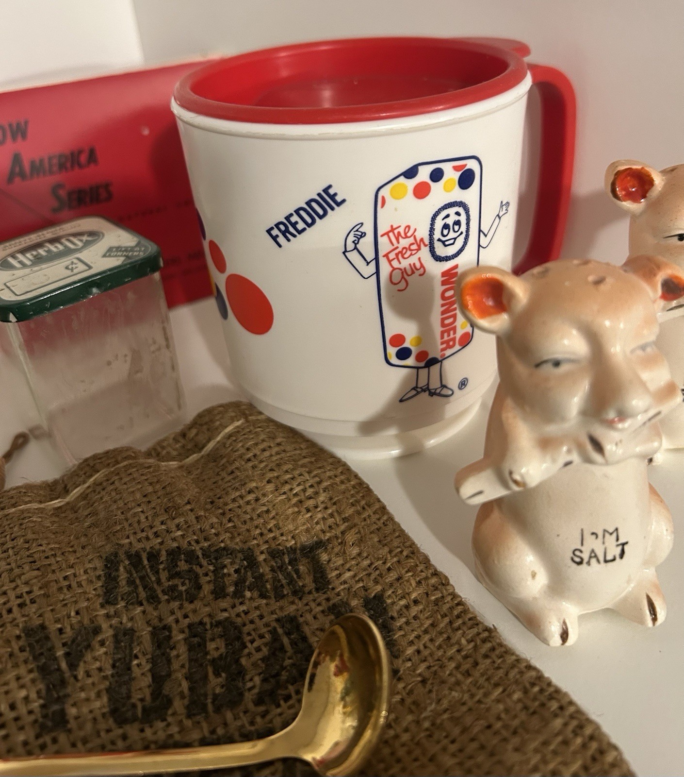 Antique VTG Junk Drawer Lot-Nippon-F&F-Pot Metal-Ephemera-LEFTON-Asian Figurine-