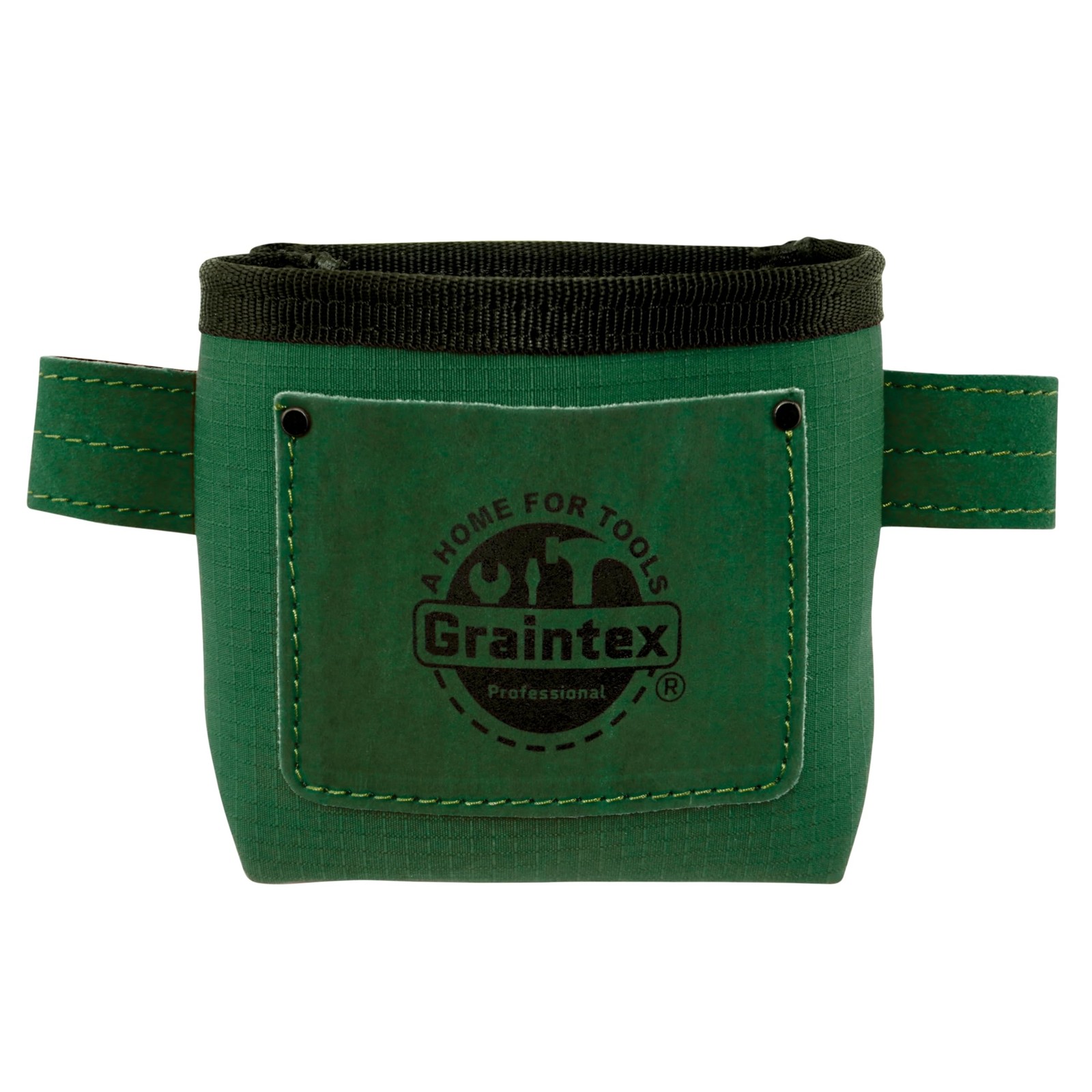 Graintex Nail Screw Pouch Clip Canvas Belt Tool Bag Hunter Green