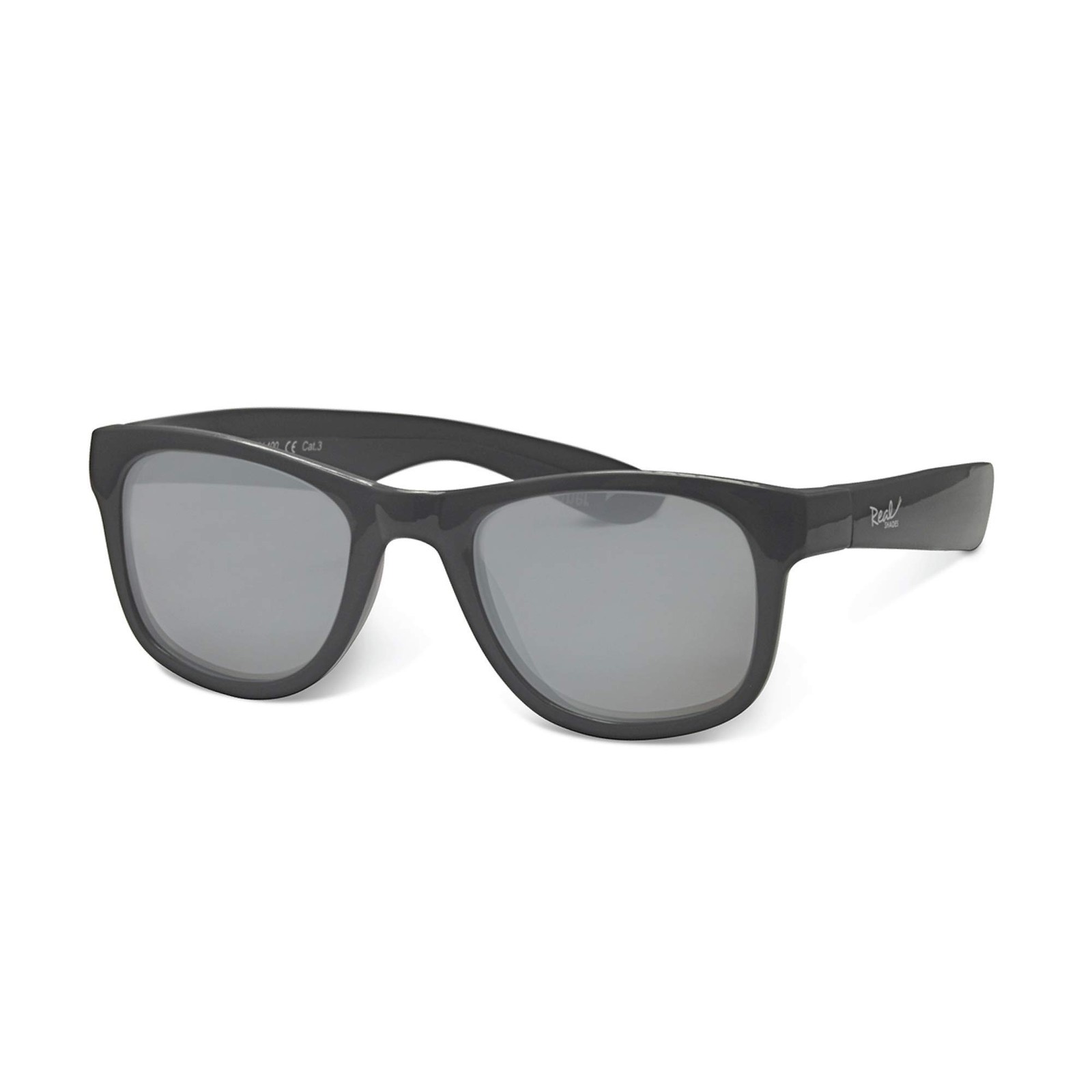 Real Shades Surf Sunglasses Kids 100% UV Protection Graphite Mirror Lens 4+