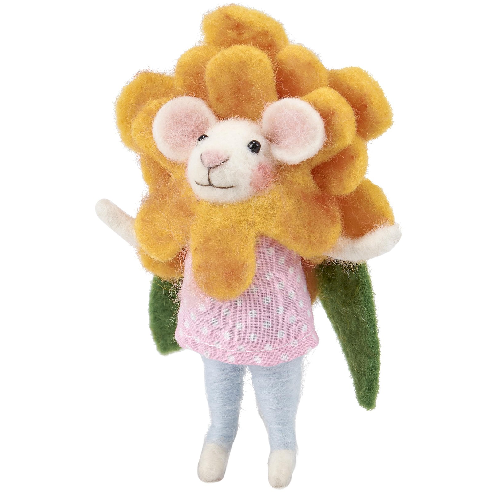 Primitives by Kathy Collectible Critter – Yellow Flower Mouse