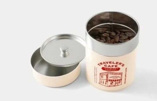 TRAVELER’S COMPANY ORIGINAL COFFEE CAN Set of 2 Travelers Factory Coffee Cans