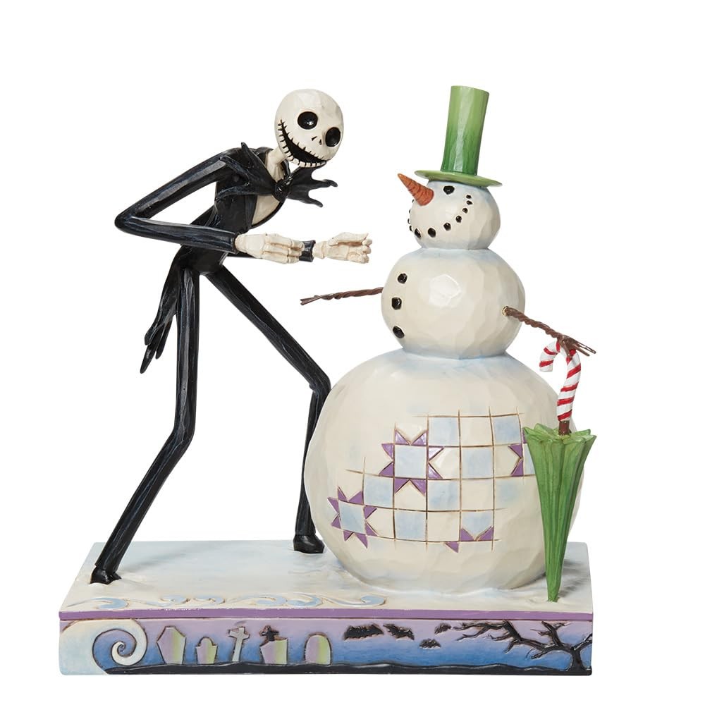 Enesco Jim Shore Nightmare Before Christmas Jack Snowman Figurine 6.5 Inch