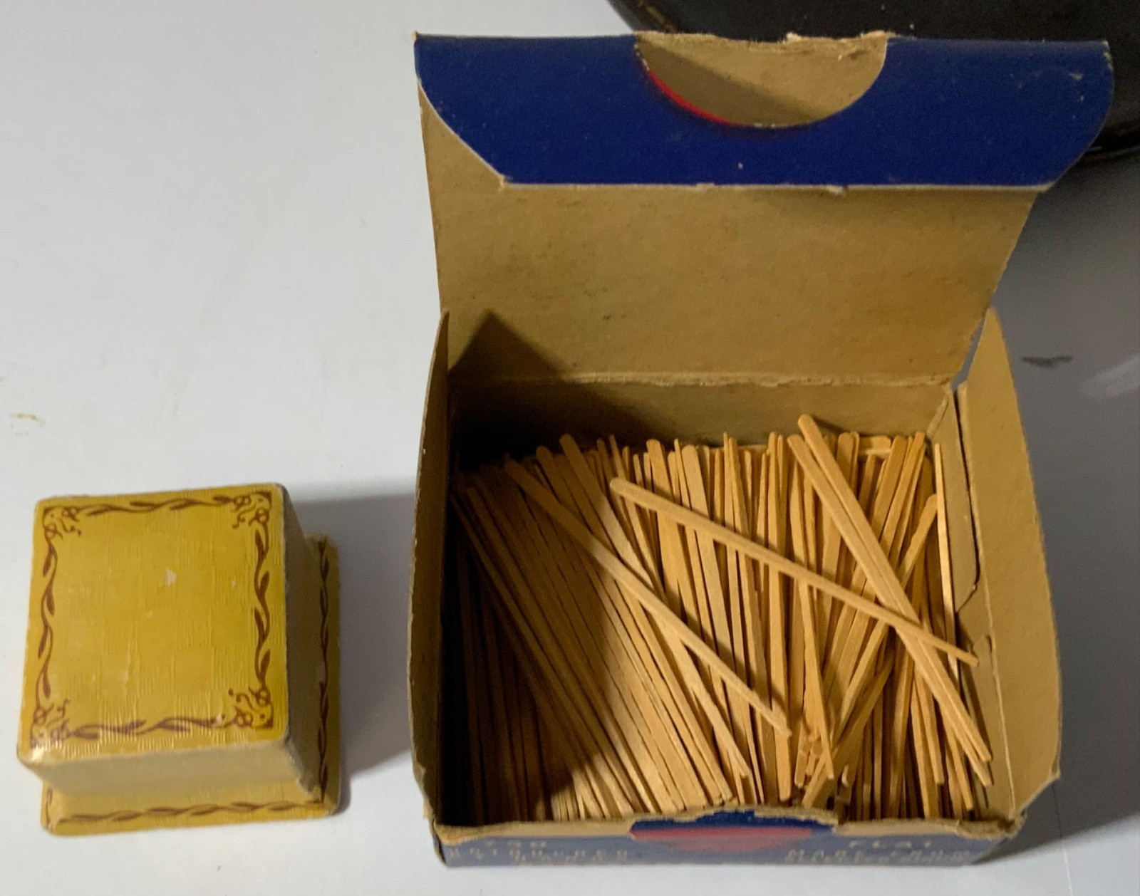 VTG Junk Drawer Lot Assemblage Art Mixed Media Crafts 3.5# China Basket Metal