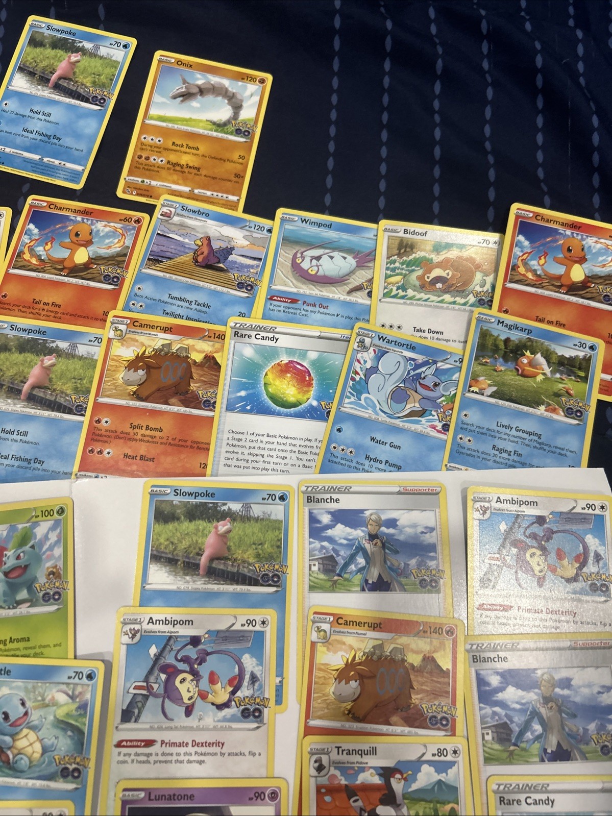Lot Of 48 Pokemon Go Basic Cards Only Good Conditions Look In The Pictures