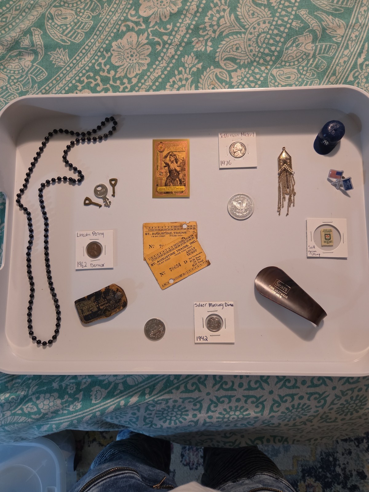 Junk Drawer Silver And Gold