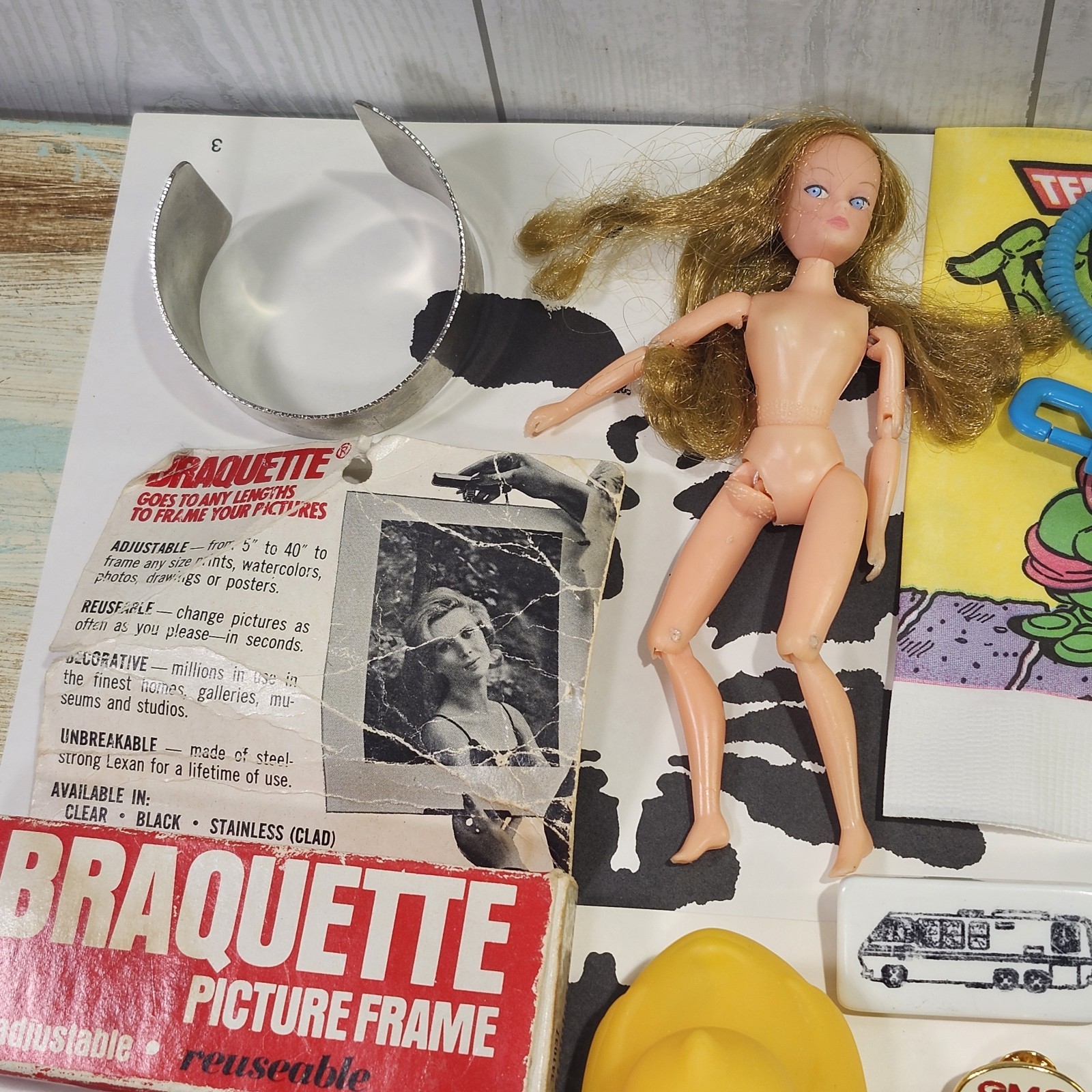 Mixed Media Lot Assemblage Art Junk Drawer Lot Vintage to Now 50 pcs