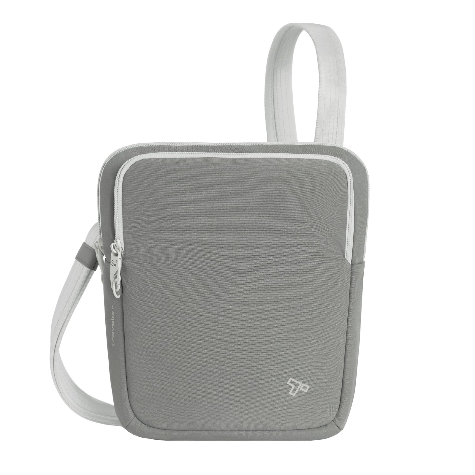 Travelon Anti-Theft The Voyages Slim Crossbody, Granite