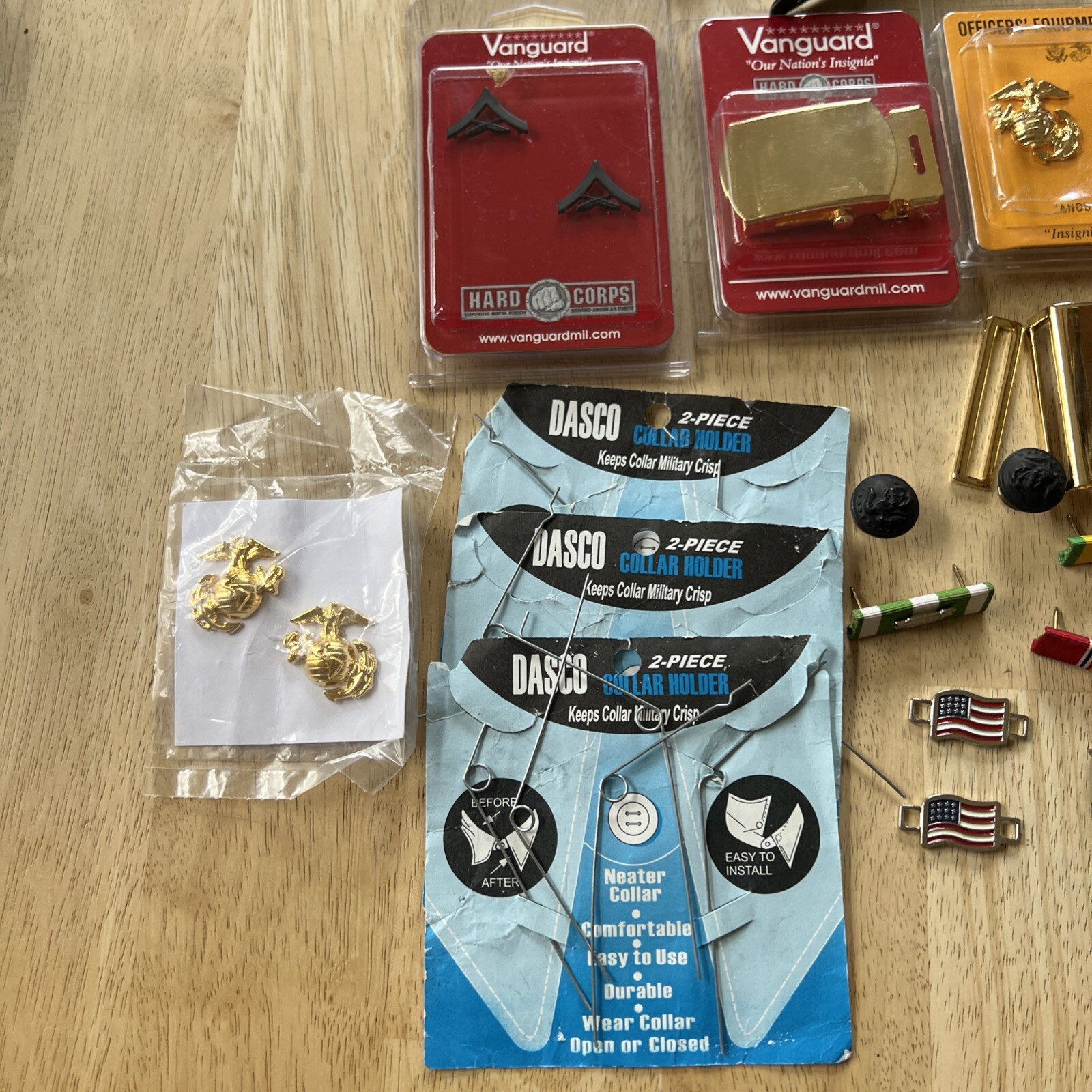 Vintage and modern assorted military items. Mostly New See description for more
