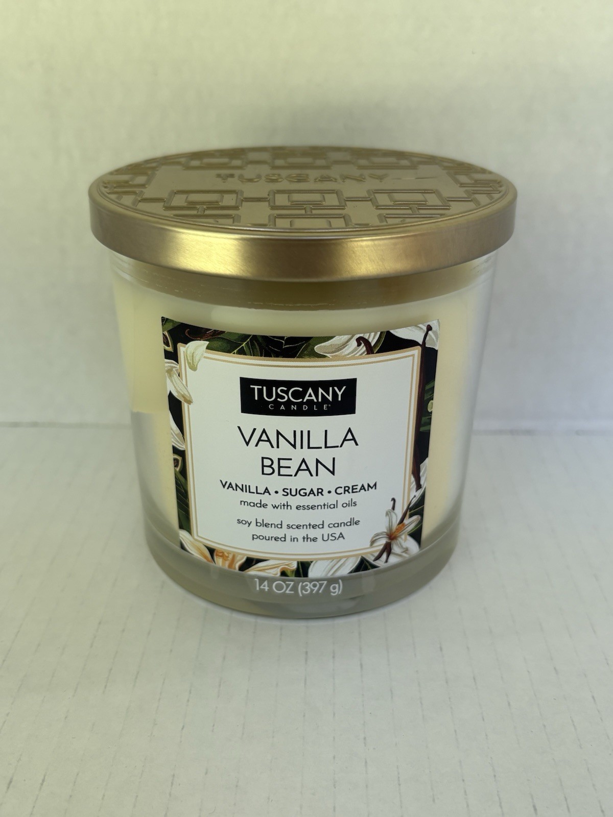 Candle Tuscany Vanilla Bean, 14 Ounce