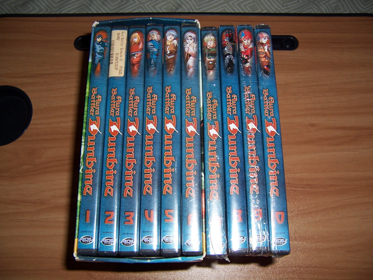 Aura Battler Dunbine DVD Lot Box Set 1 + 2 3 4 5 6 7 8 9 10