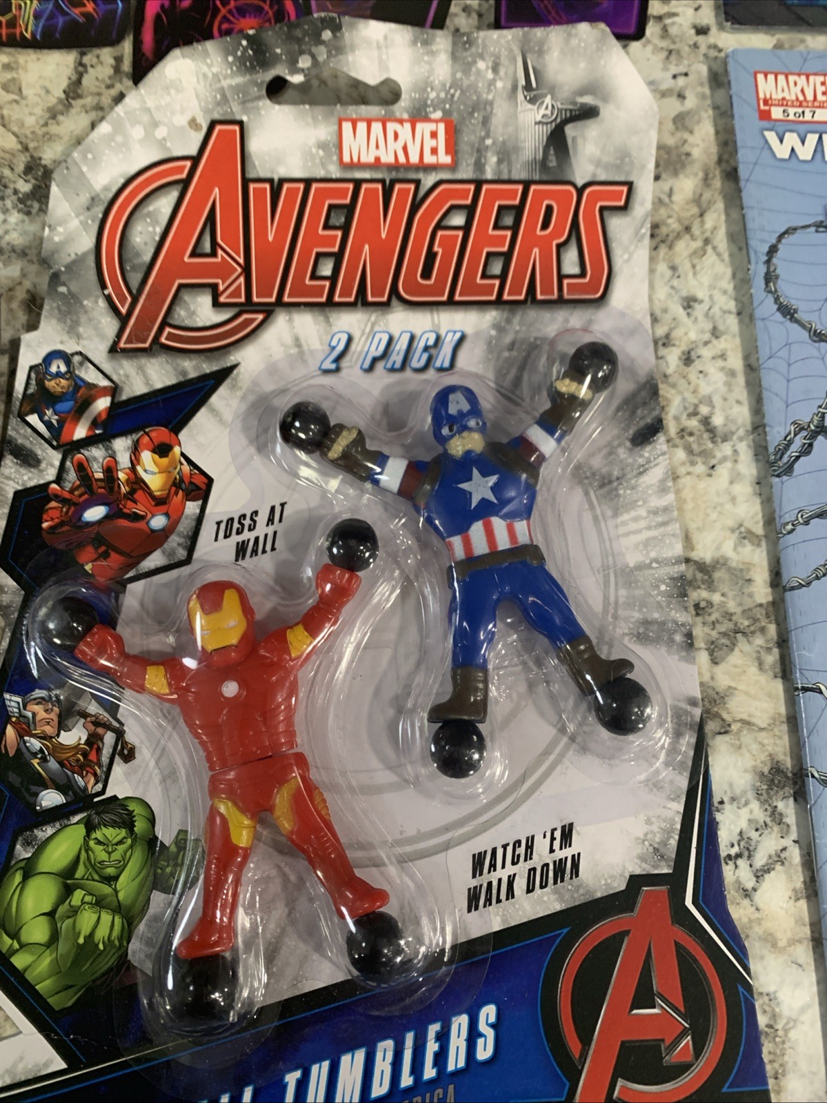 Junk Drawer Marvel Spiderman Themed Collector Items Comics Action Figures & More
