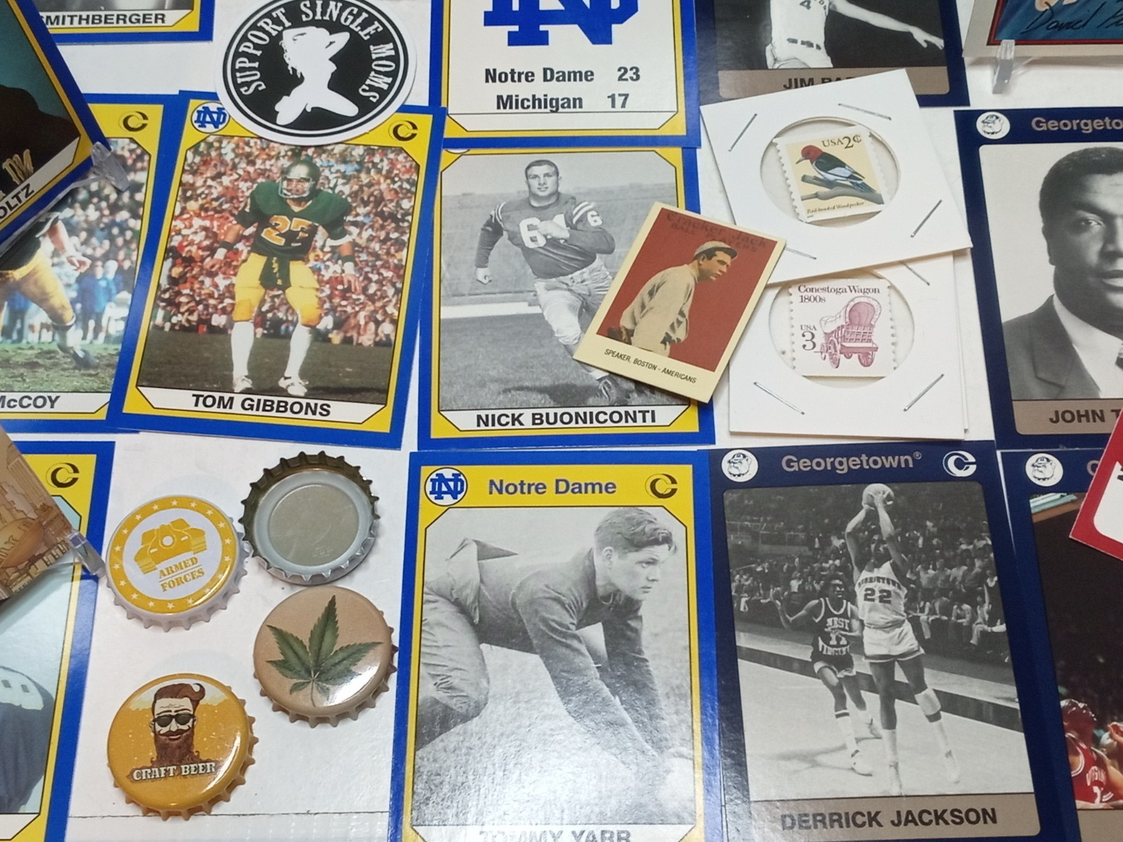 Nice Junk Drawer Lot Collectibles, Cards, Coins Bottle Caps, Tokens, Misc,  #53B