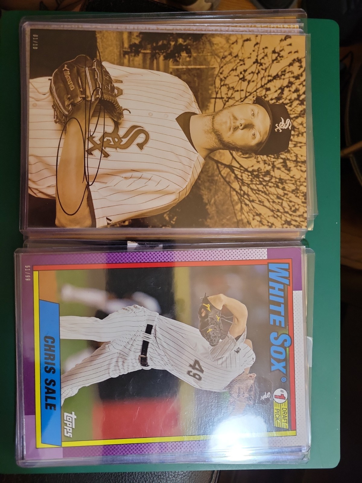 Chris Sale 5×7 And Box Topper Lot 25 Cards #ed /10, /49