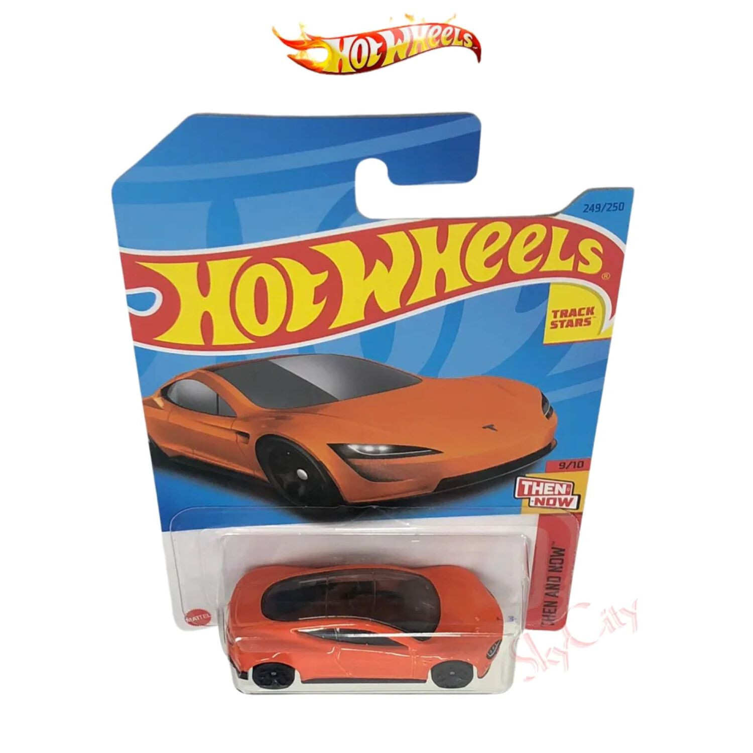 Hot Wheels Tesla Roadster HW Exotics #1/10 Silver Diecast 1:64 Scale New Mattel