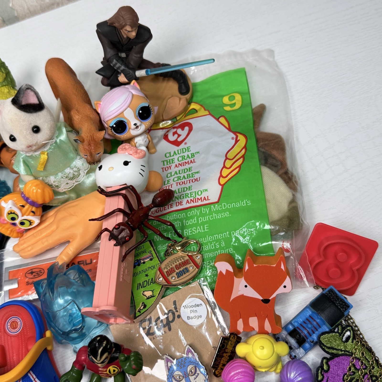 Junk Drawer Mixed Lot Assorted Smalls Toys Trinkets 2.16 Pounds