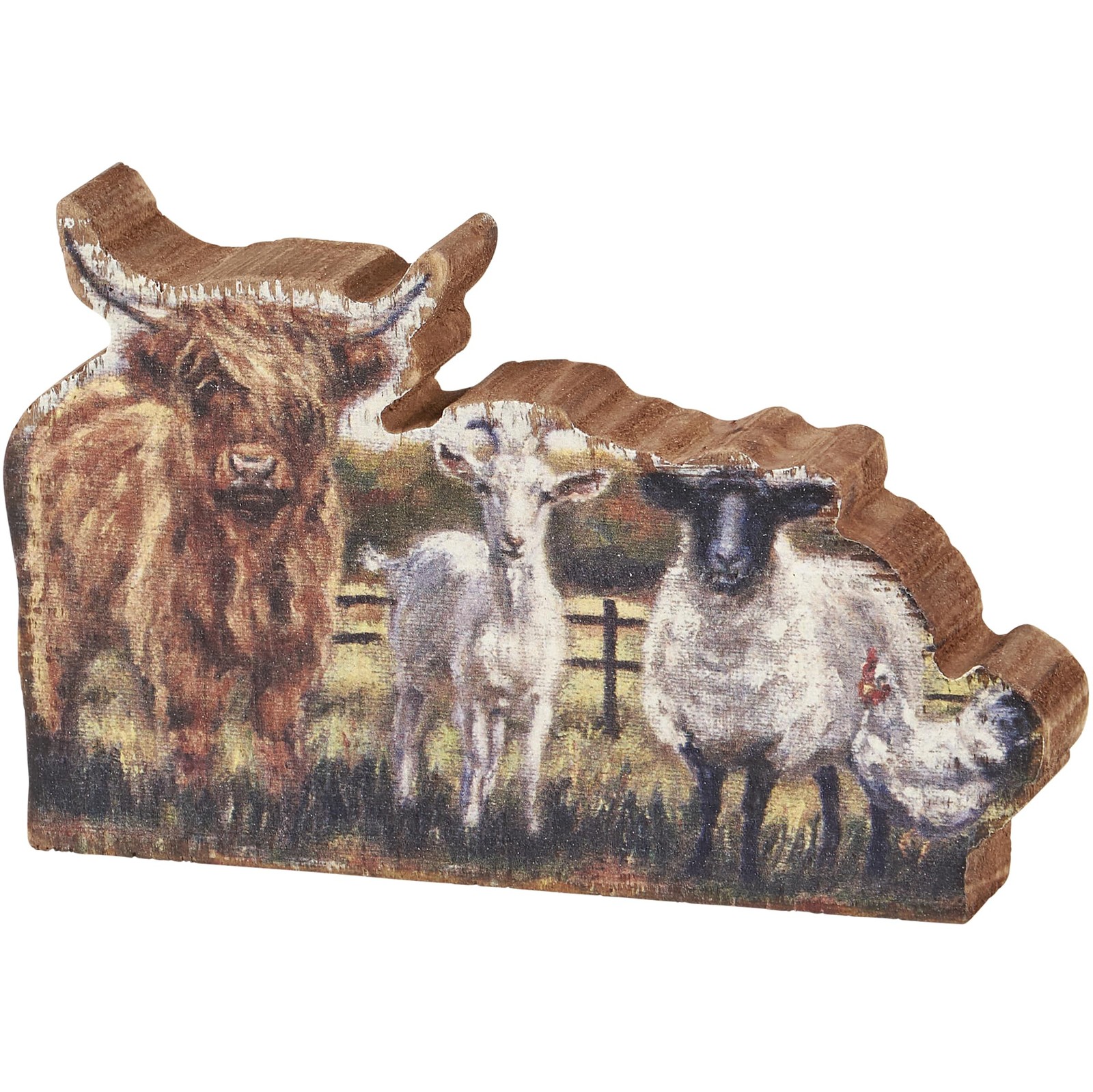 Primitives by Kathy Fall Farm Family Chunky Sitter