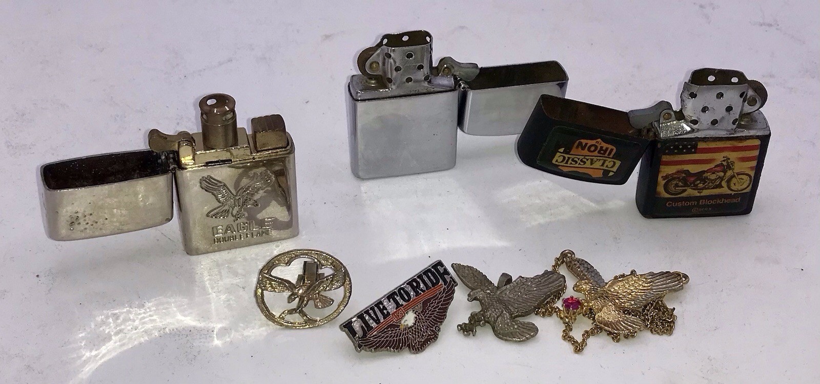 Vintage Lot Of Eagle Items
