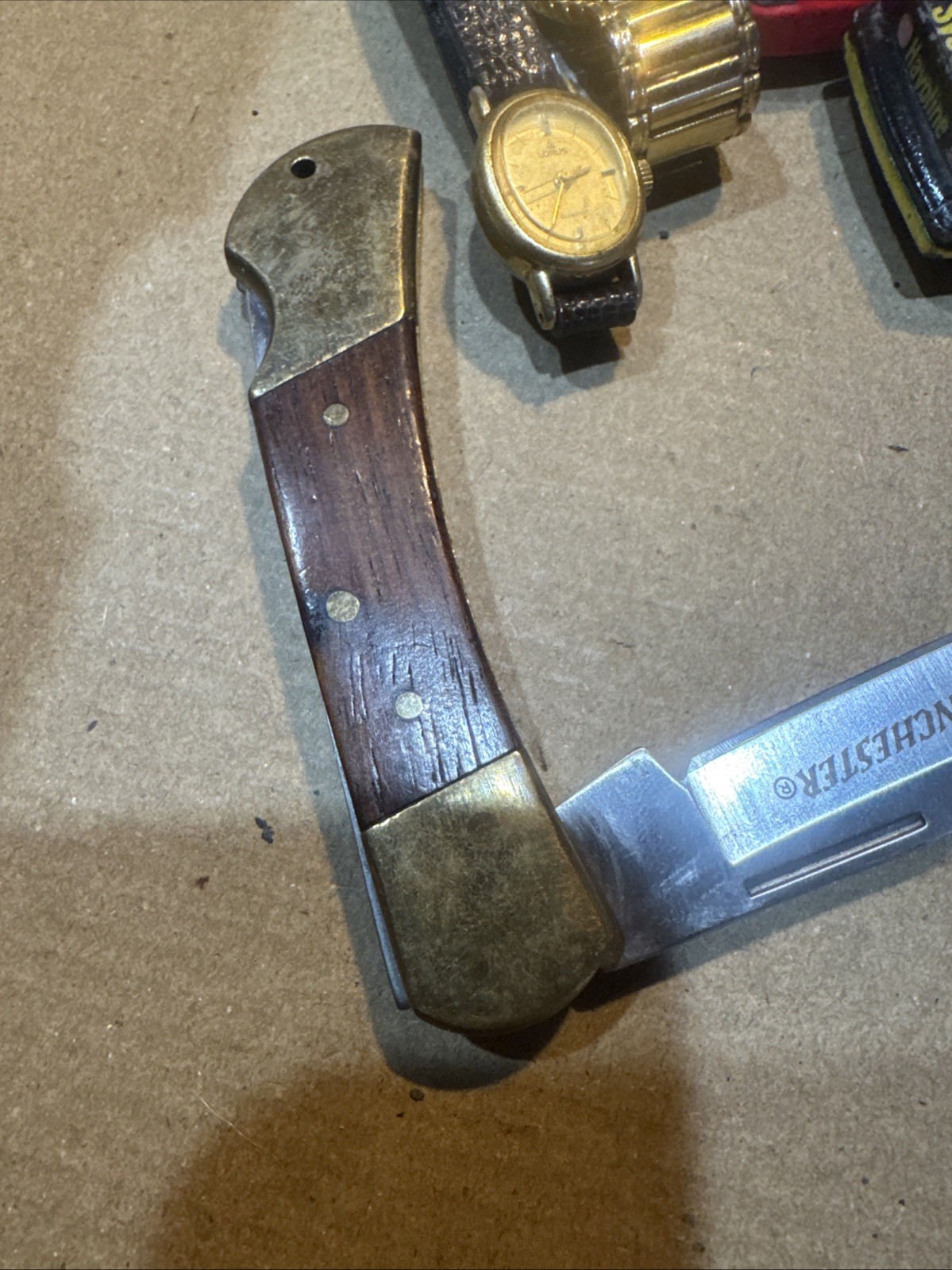 Very Nice Junk Drawer, Knives Imperial, Winchester, Lorus Watch, Zippo And More!