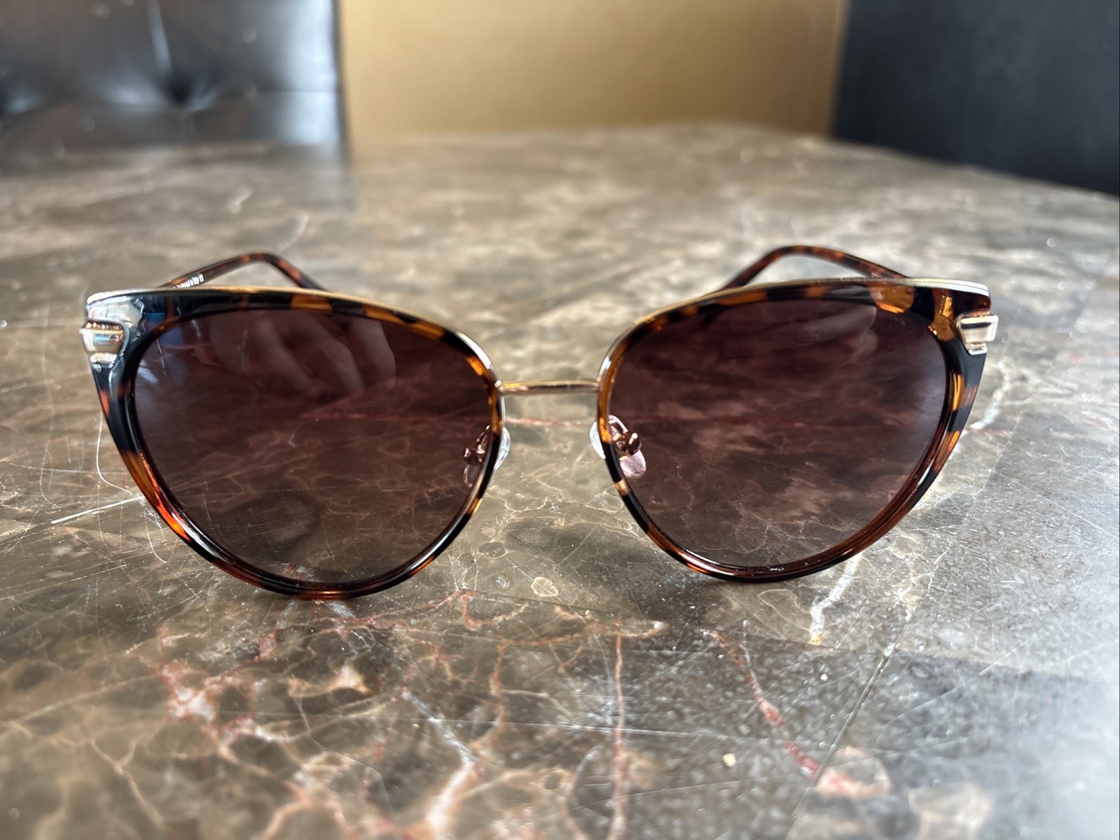 Duco Oversized Cat Eye Sunglasses for Women, Retro Polarized, DC1222 57-19-145