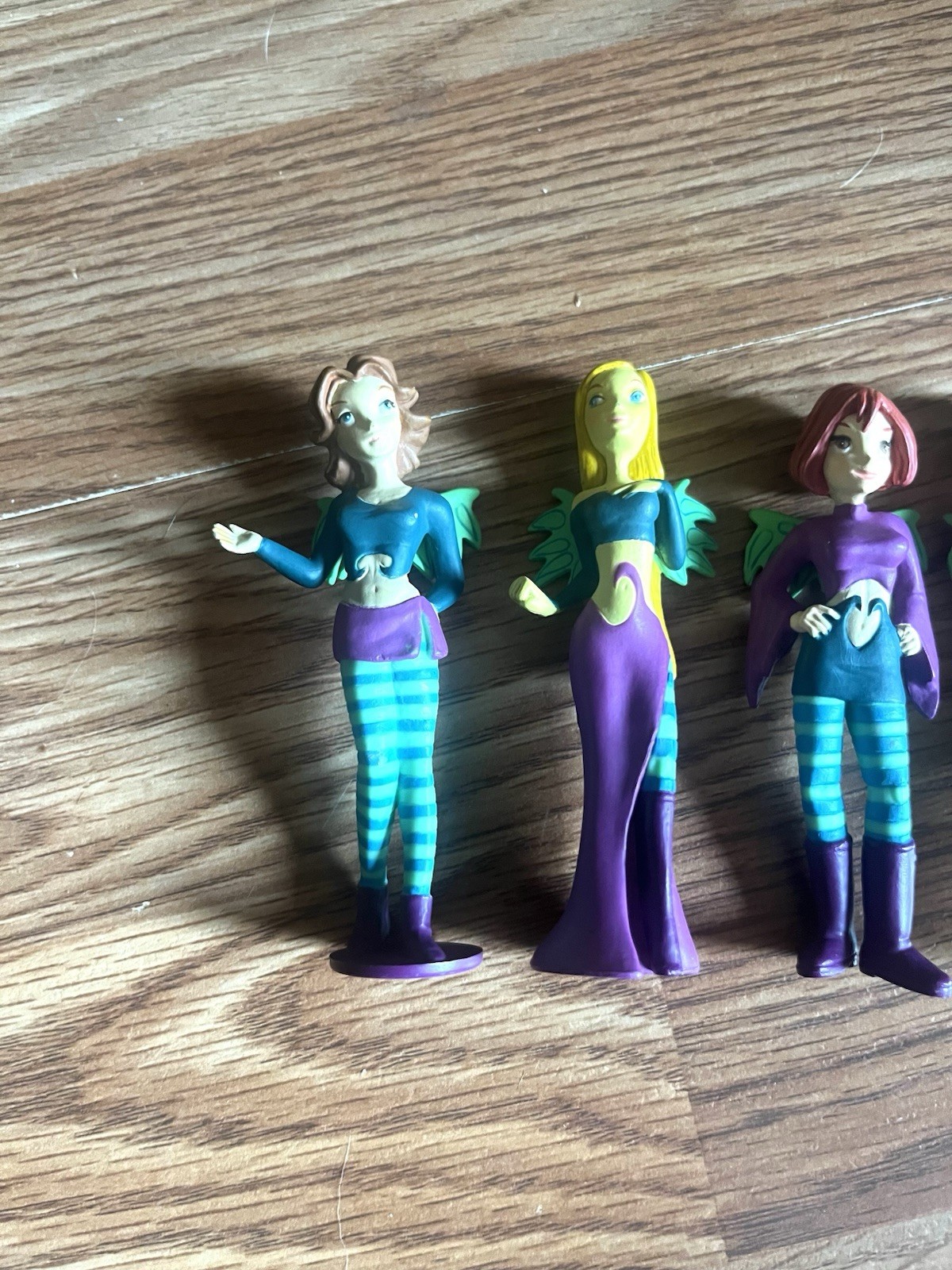 Vintage Lot of (4) Rare Marked Disney W.I.T.C.H. Figurines