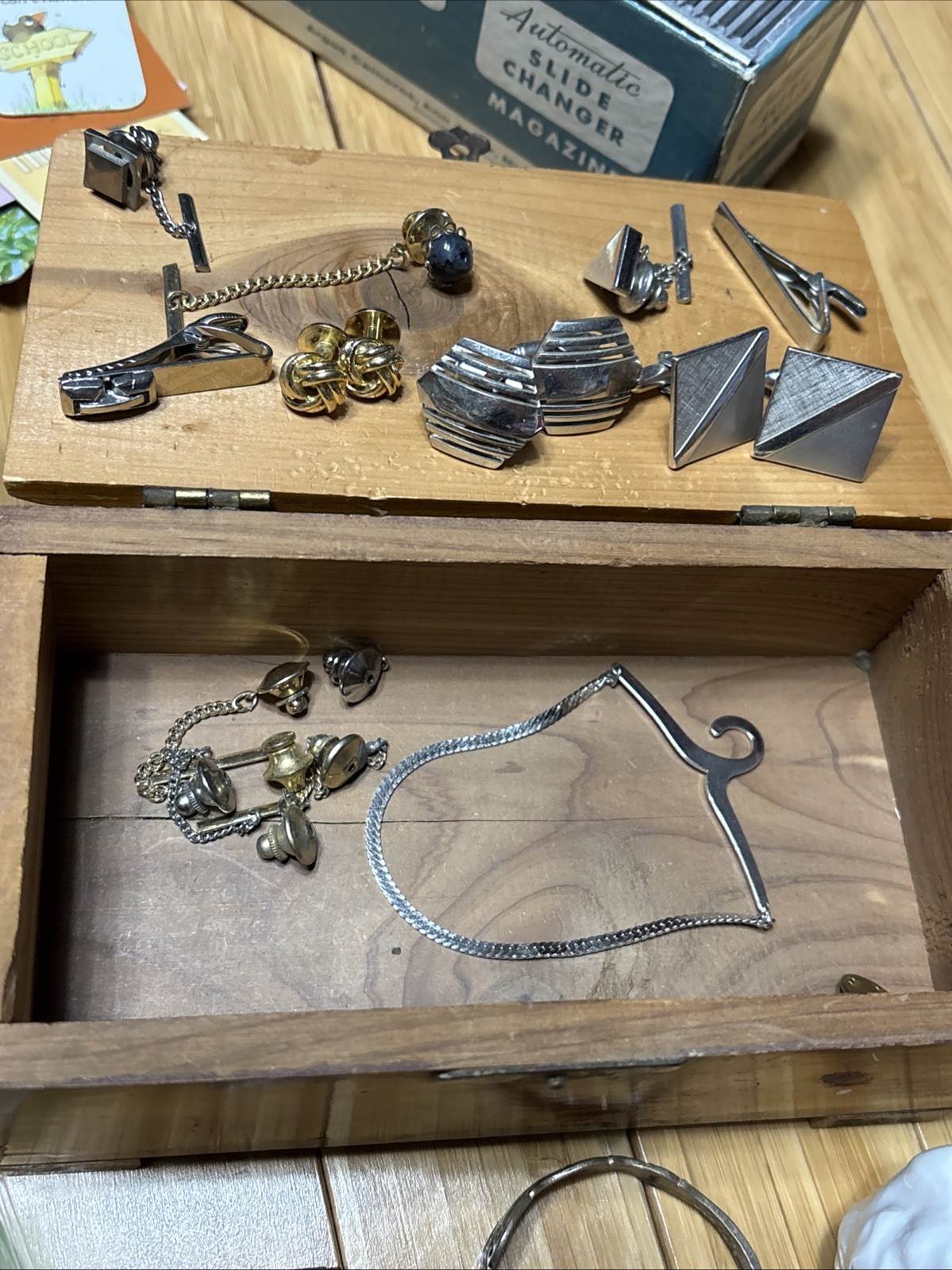 Vintage Junk Drawer Lot Collectibles Old Stuff Zippo Shakers Slide Photos Toys