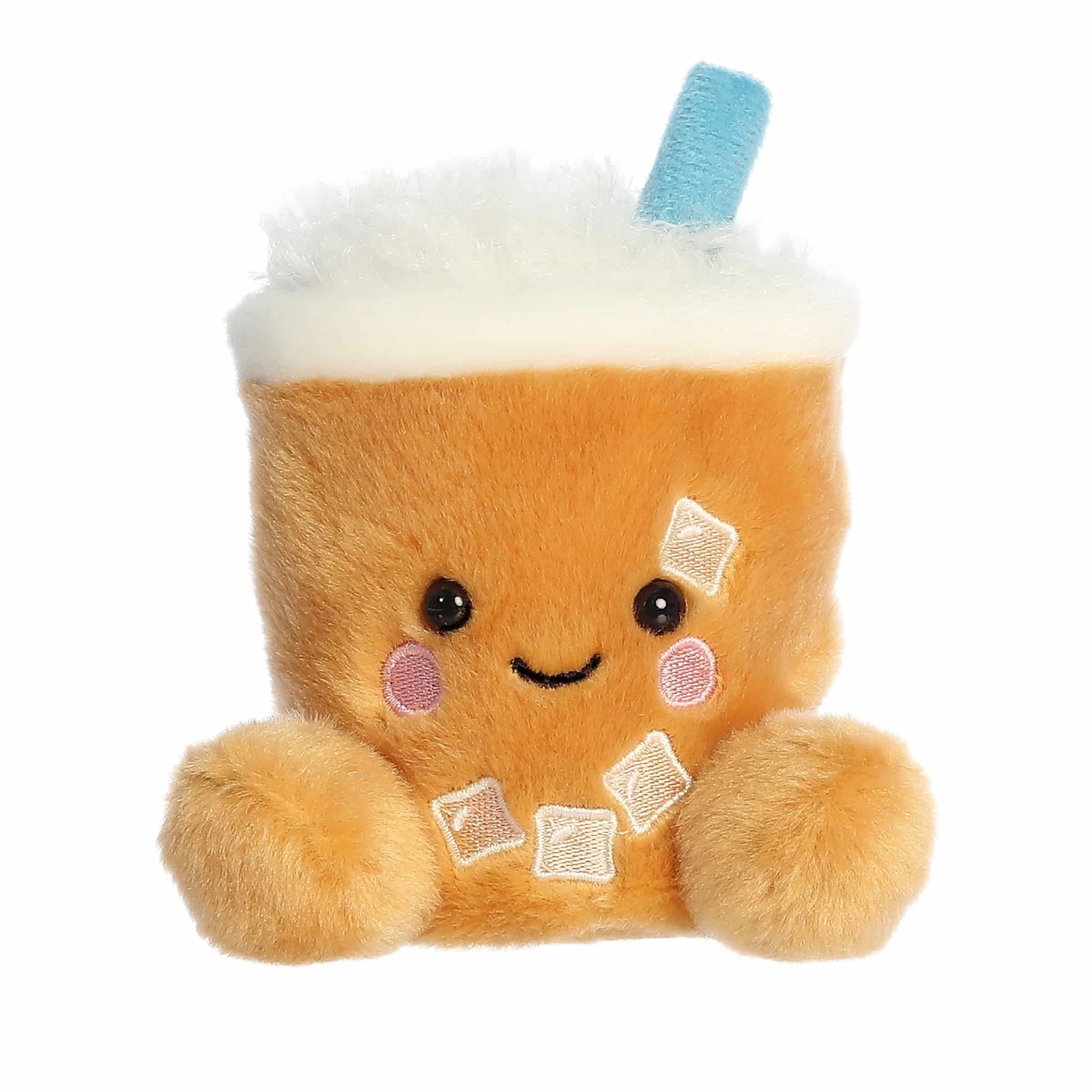 Aurora Palm Pals Ashley Iced Coffee Plush – Collectible Stuffed Animal, 5″, Brow