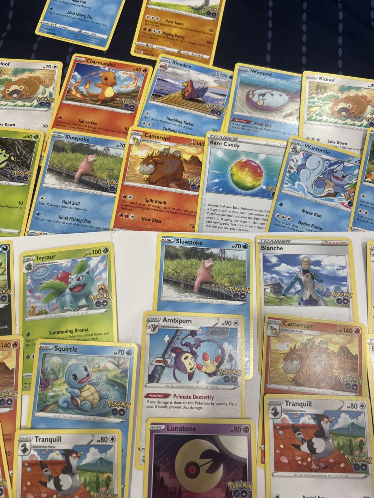 Lot Of 48 Pokemon Go Basic Cards Only Good Conditions Look In The Pictures