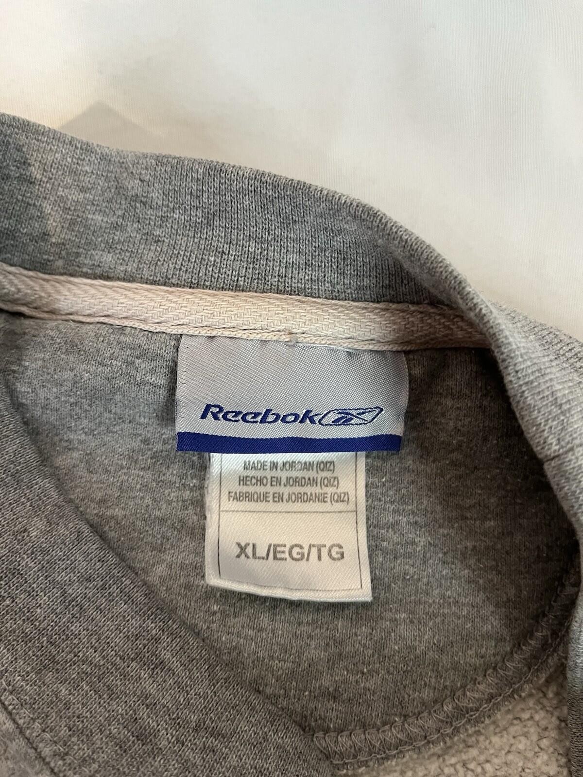 VTG Y2K 90s St. Louis Rams NFL Reebok Gray Sweatshirt Men’s XL