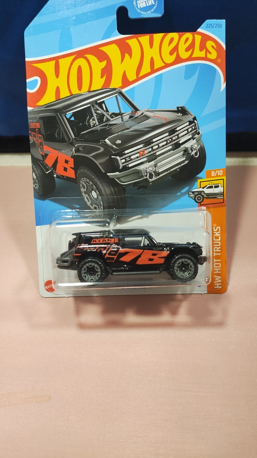 Hot Wheels Ford Bronco R HW Hot Trucks Series #8/10 Black Diecast 1:64 Scale New