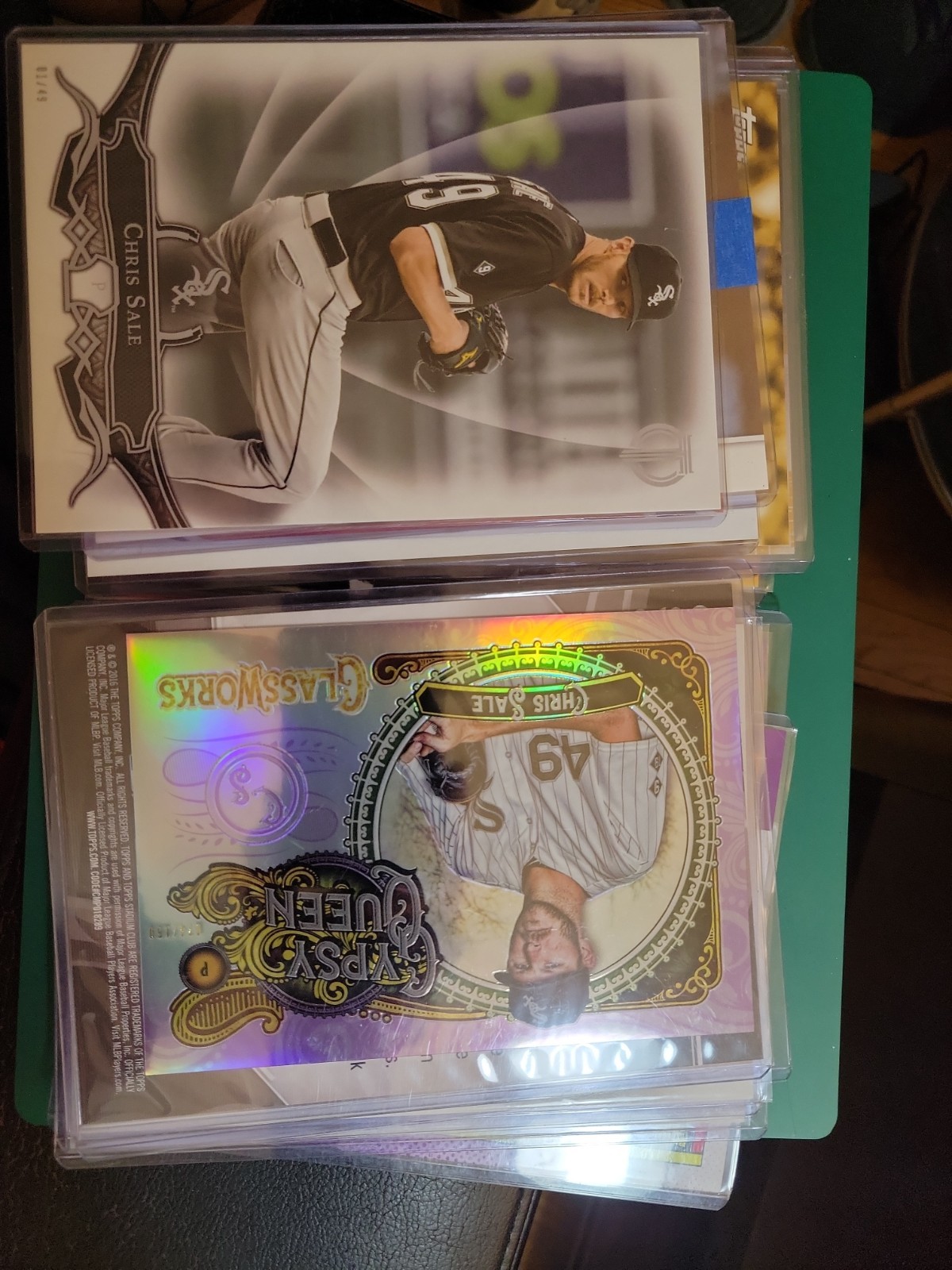 Chris Sale 5×7 And Box Topper Lot 25 Cards #ed /10, /49
