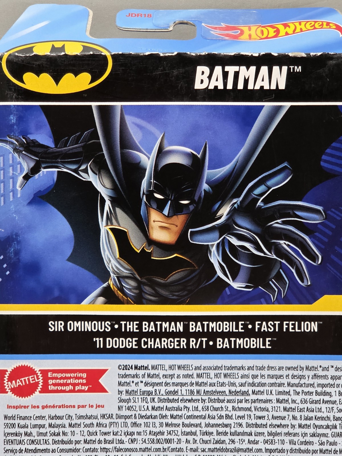 2024 Hot Wheels DC Batman 5 Pack Diecast 1:64 Scale New ,Blue Chrome Bat Mobile
