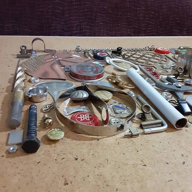 Estate Lot-Vintage Junk Drawer Lot Collectibles-Jewelry,Trinkets,Coins, bulk#3EE