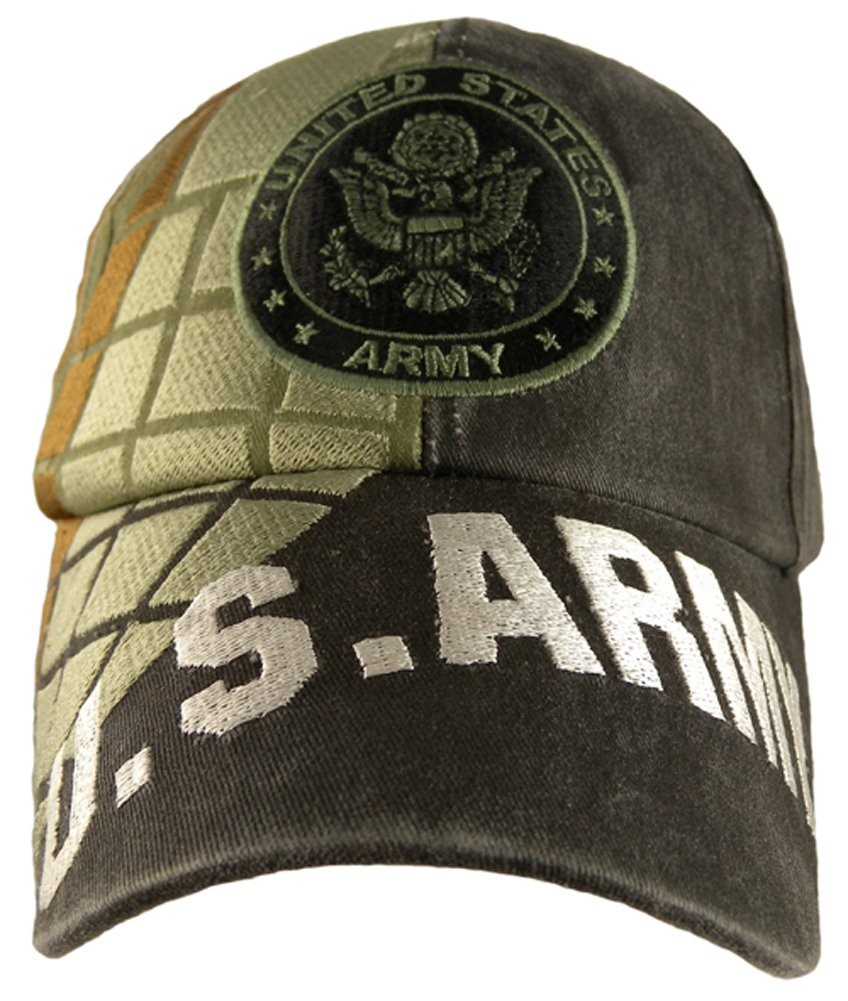 EAGLE CREST Army Cap, Green, Medium