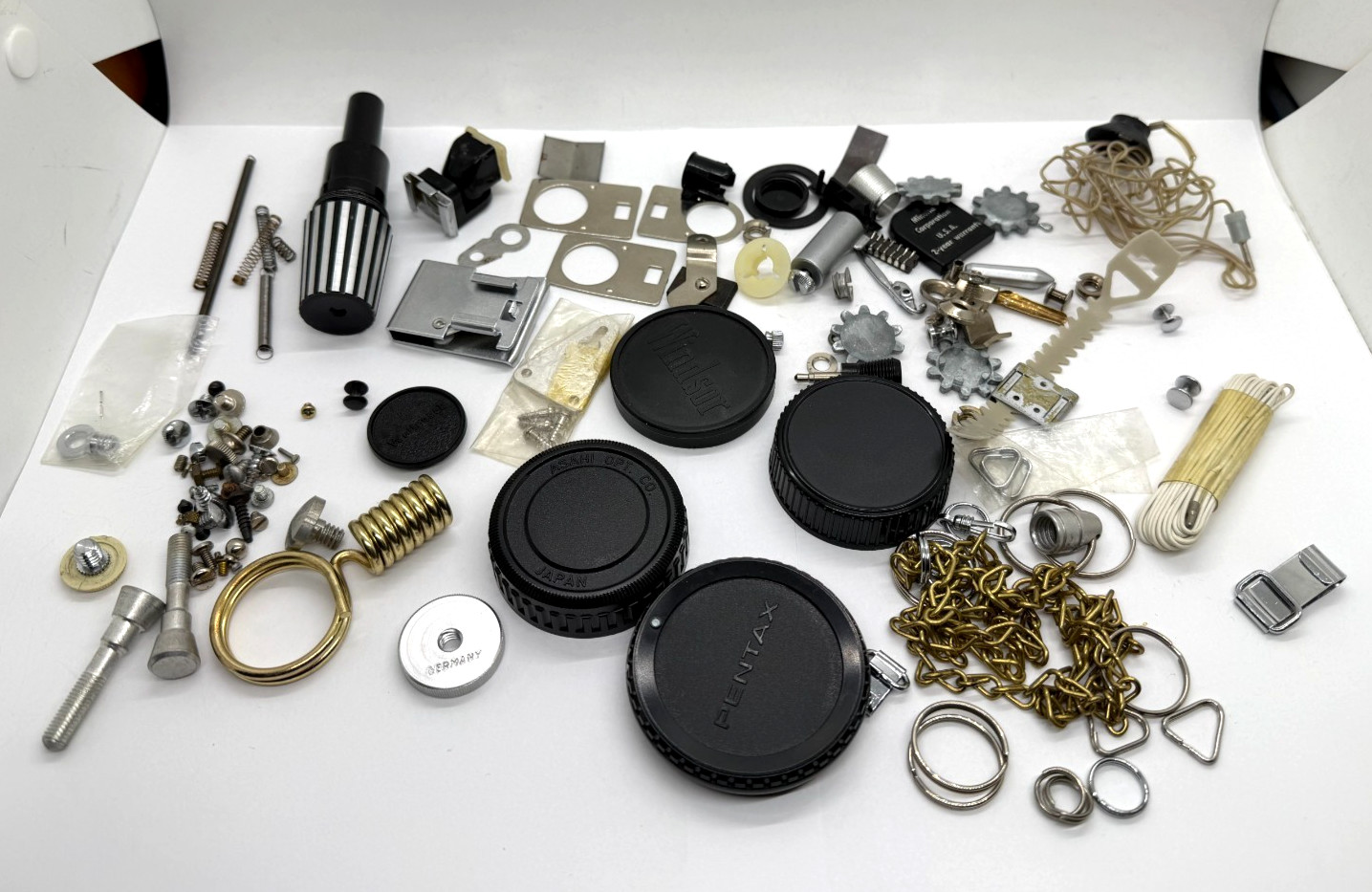 Vintage Junk Drawer Random Camera Parts – Usable Mixed Lot For Repair Stash