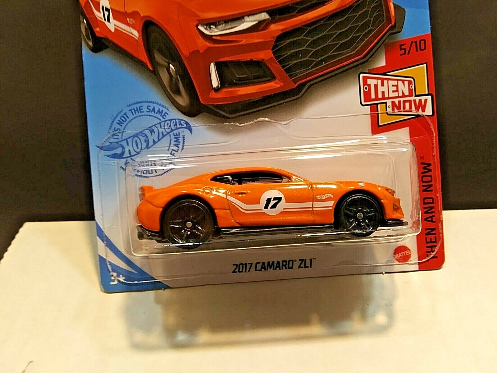 Hot Wheels 2017 Camaro ZL1 Orange Muscle Car Then & Now Series #5/10 Die-Cast