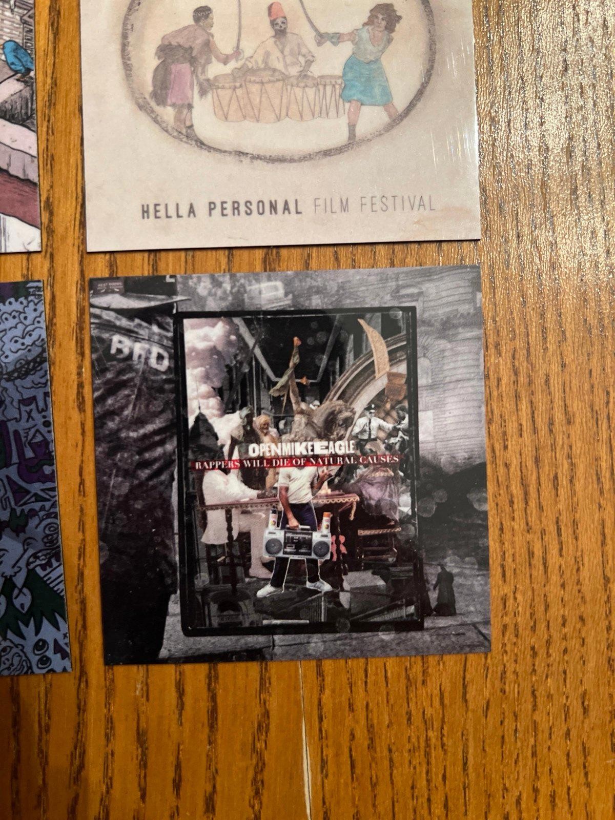 Open Mike Eagle fridge magnets