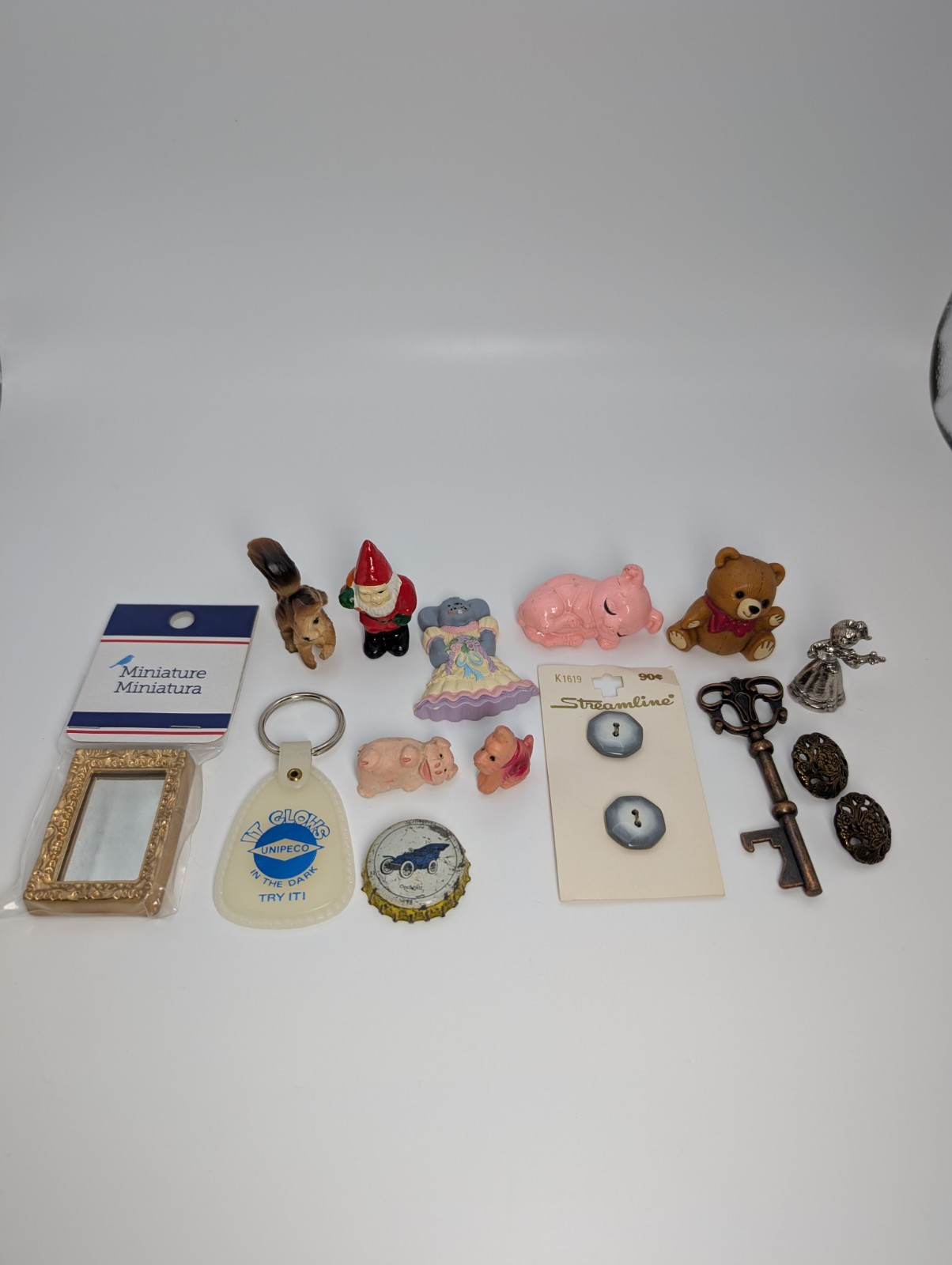 Junk Drawer Trinket Mixed Lot Vintage To Modern Odds and Ends Miniature Mini A