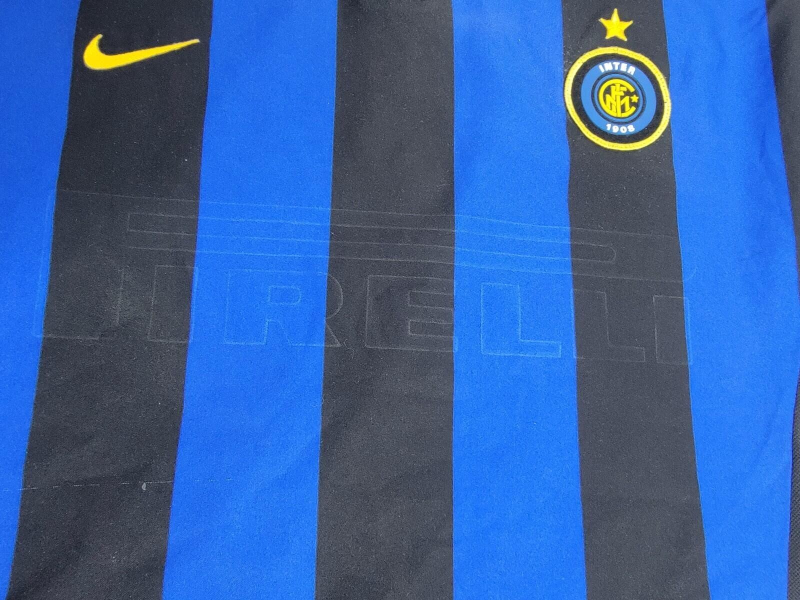 Inter Milan Internazionale 2000s Nike Home Football Soccer Jersey Size Small