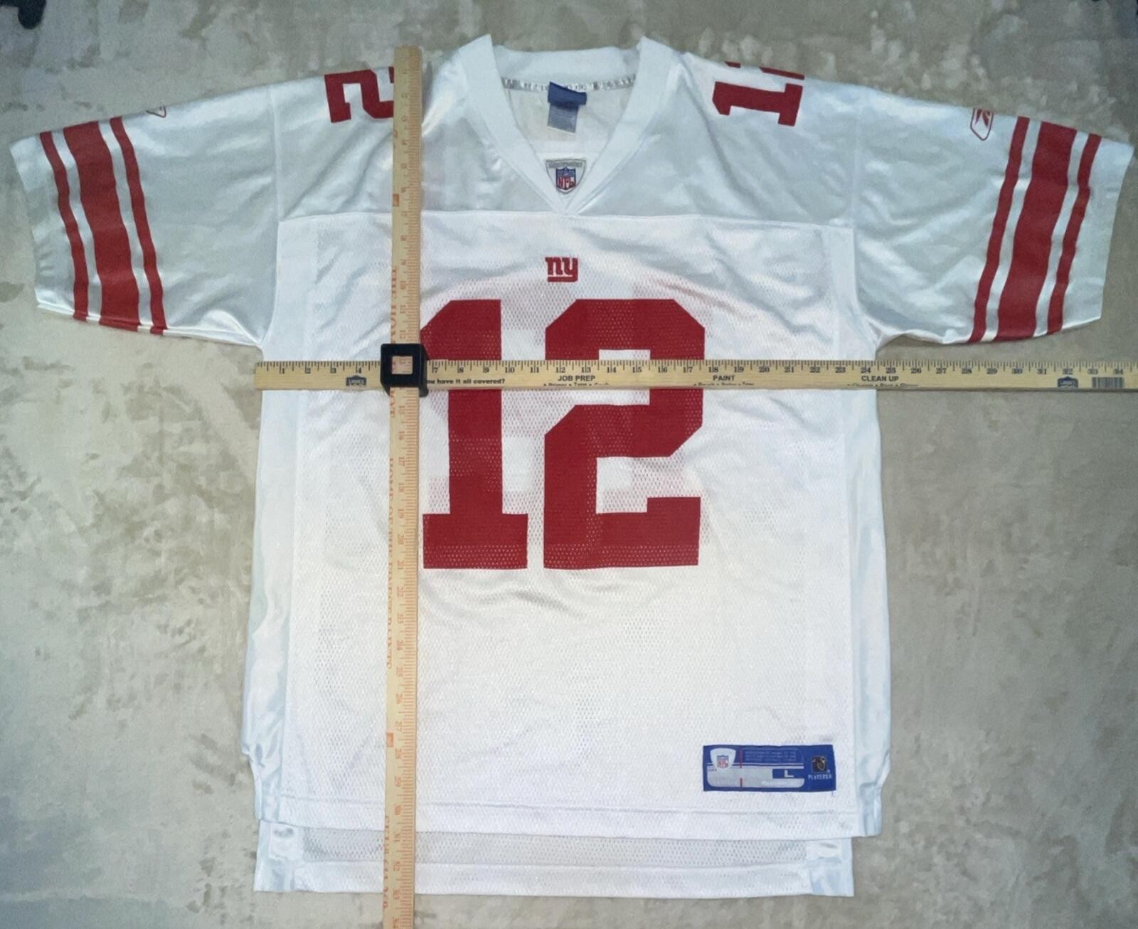 Reebok NFL New York Giants Wide Receiver Steve Smith #12 Jersey Size Large – EUC
