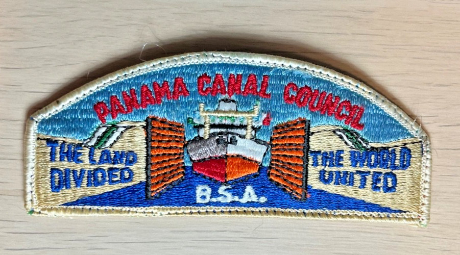 Canal Zone Council Boy Scouts of America Full Strip Patch